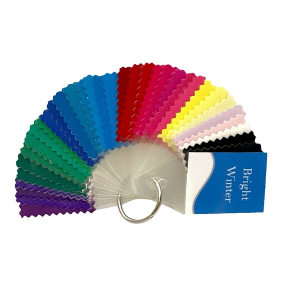 Bright Winter 25 card Seasonal Color Fans - Style Solutions for You